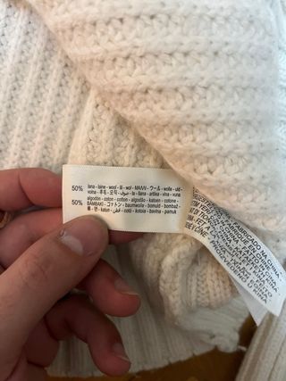 Jersey Zara Origins Blanco Crudo