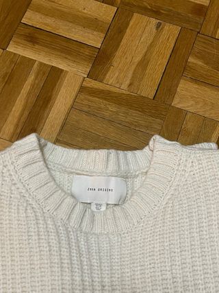 Jersey Zara Origins Blanco Crudo