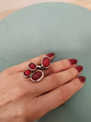 Anillo Uno de 50 bañado en plata