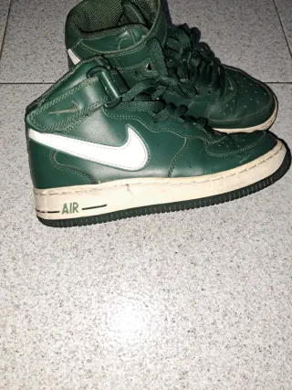 Nike Air Force 1 Mid Verdes Blancas