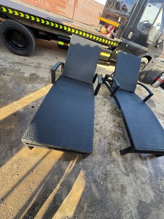 Tumbonas de piscina (2 unidades)