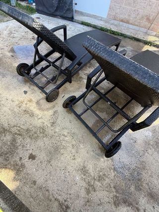 Tumbonas de piscina (2 unidades)