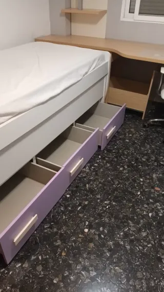 Habitación juvenil con cajones SOLO HOY