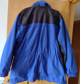 Anorak Columbia Talla L/XL Azul/Negro