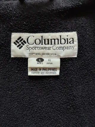 Anorak Columbia Talla L/XL Azul/Negro