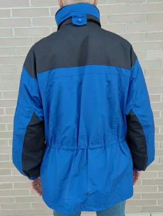 Anorak Columbia Talla L/XL Azul/Negro