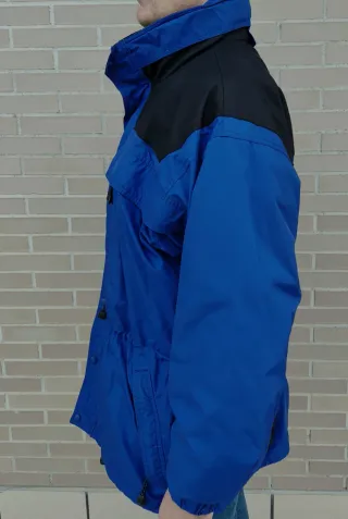 Anorak Columbia Talla L/XL Azul/Negro