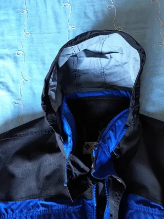 Anorak Columbia Talla L/XL Azul/Negro
