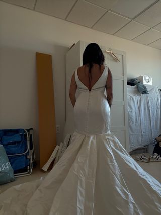 Vestido de Novia Sirena Blanco( negociable )