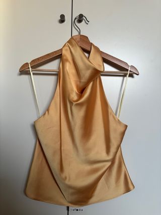 Top Halter Amarillo Zara