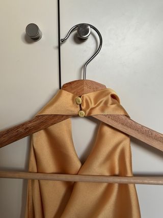 Top Halter Amarillo Zara