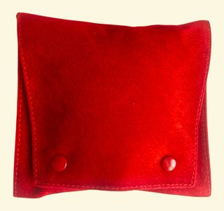 Joyero de viaje Cartier Rojo Cartier y Beige