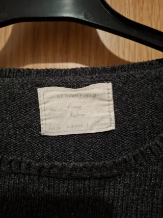 Jersey gris con lentejuelas