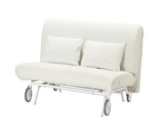 Sofá Cama Ikea Beige Tela (Descatalogado Vintage)