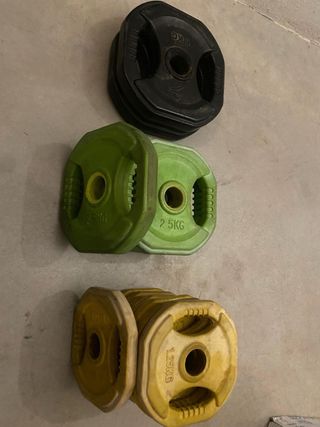 Set de discos para mancuernas/barra