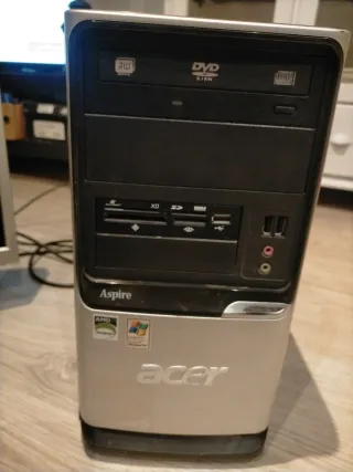Torre PC Acer Aspire Negra/Plateada