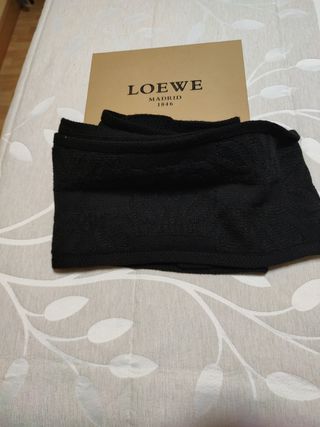 Bufanda Loewe Negra lana