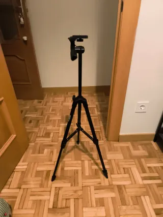 Trípode para cámara negro