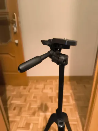 Trípode para cámara negro