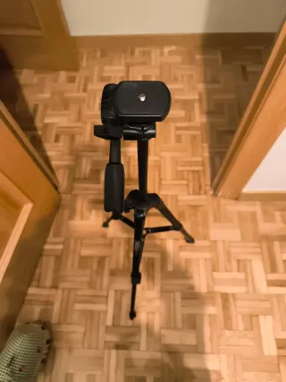 Trípode para cámara negro