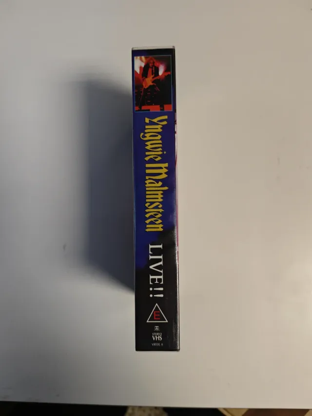 Yngwie Malmsteen VHS LiveBrasil 1998. Nuevo