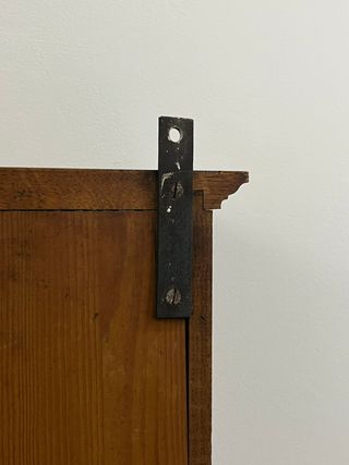 Vitrina de roble antigua