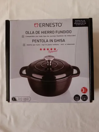 Olla Hierro Fundido. Ernesto. 2,8L