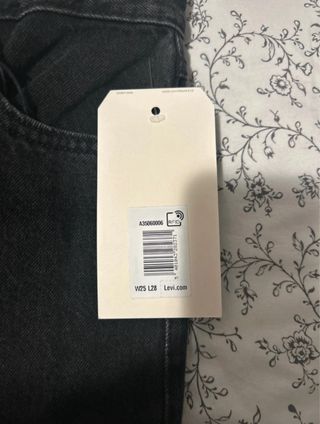 Jeans Levi's 80s Mum Negros. Talla 25x28