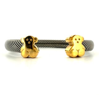 Pulsera Tous Oso Oro y acero