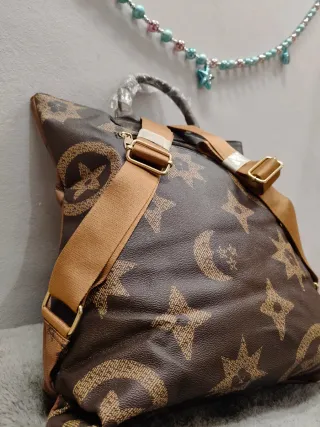 Zaino nuovo con cartellino con orsetto peluche