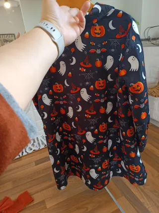 Vestido Halloween niña talla 5