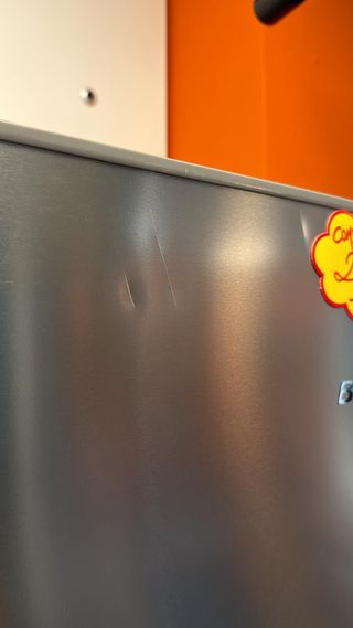 Frigorífico nevera combi Brandt 293L inox con tara