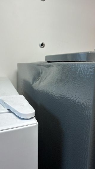 Frigorífico nevera combi Brandt 293L inox con tara