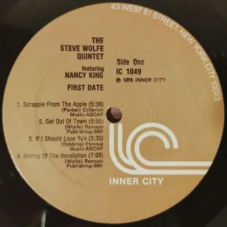 Vinilo Jazz Steve Wolfe/Nancy King