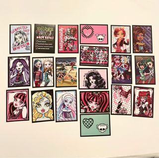 Cromos Monster High (Leer descripción)