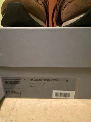 Hogan R261 Allacciato Uomo Scarpe Marrone Grigio