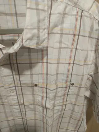 Camisa de verano a cuadros hombre XL