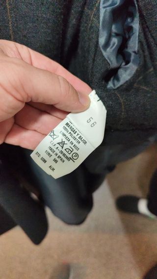 Chaqueta CAPELHI gris y marrón