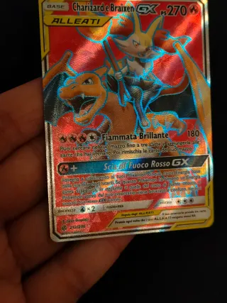 Carte Pokémon Charizard e Braixen GX 212 Ita Nm