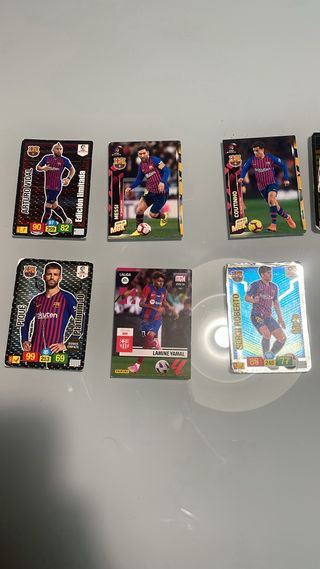 Cromos Fútbol Barça Messi Rakitic Piqué...