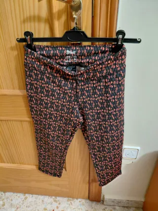 Mallas Crivit Naranja y Negro Talla S