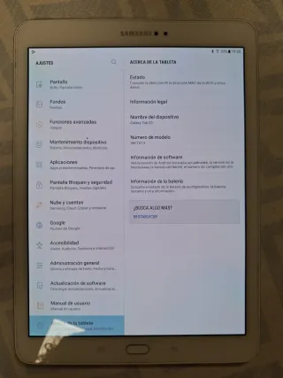 Samsung Tablet Blanca