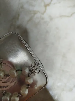 Pulsera Tous Plata y Perlas Original