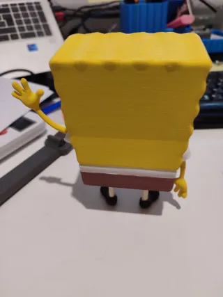 Bob Esponja 13cm Pintado a Mano