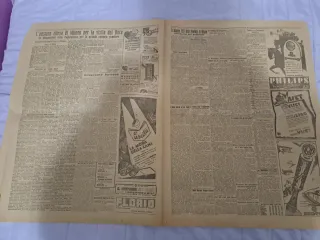 Giornale Storico del 1932 " Il Popolo d'italia "