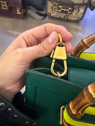 Borsa Tote Gucci Diana Media Verde
