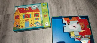 Rompecabezas 1 de madera. 1 djeco