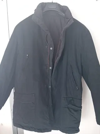 Giaccone Uomo Double Nero