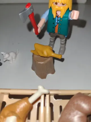 Lote 61. Carnicero Playmobil