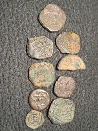 Lote de monedas antiguas